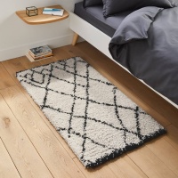 Прикроватный Коврик в берберском стиле Rabisco 60 x 110 см белый LA REDOUTE INTERIEURS  фото, kupilegko.ru